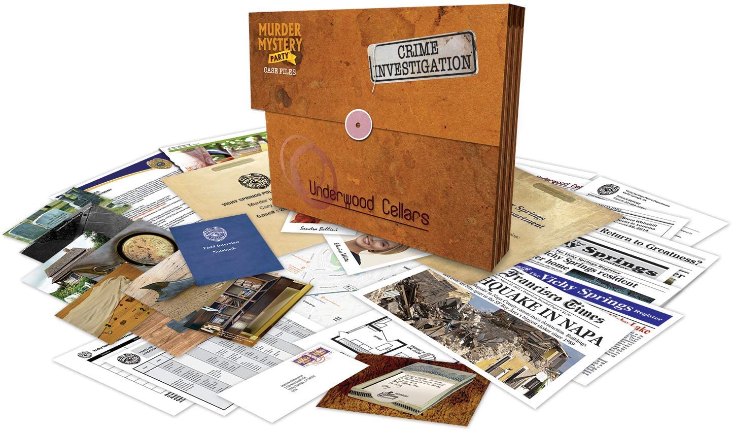 Murder Mystery Party Case Files : Underwood Cellars